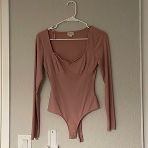 Pink bodysuit